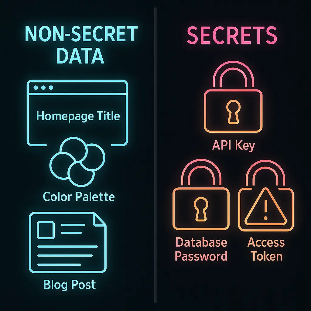 What is a secret and what isn't?